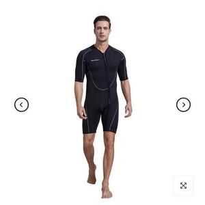 SEASKIN Mens Wetsuit Shorty with Front Zipper SIZE MENS XS